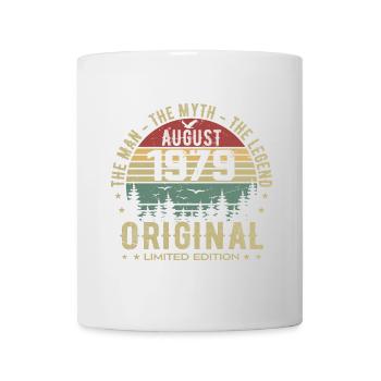 Légende Depuis Août 1979 Cadeau Anniversaire 1979 - Mug blanc - blanc - Devant