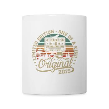 Millésime 2015 Cadeau Anniversaire 2015 Rétro 2015 - Mug blanc - blanc - Devant