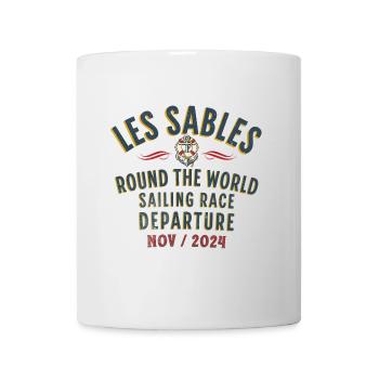Les Sables round the world sailing race blc - Mug blanc - blanc - Devant
