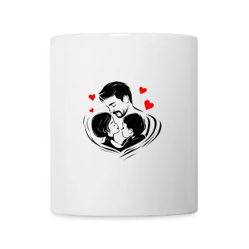 L'amour d'un père - Mug blanc - blanc - Devant