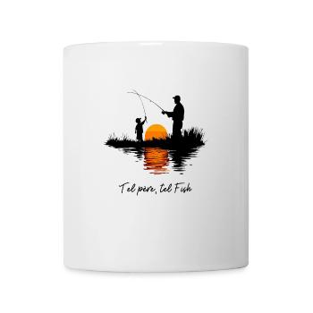 Pêche de père en fils, pêcheurs éternels - Mug blanc - blanc - Devant