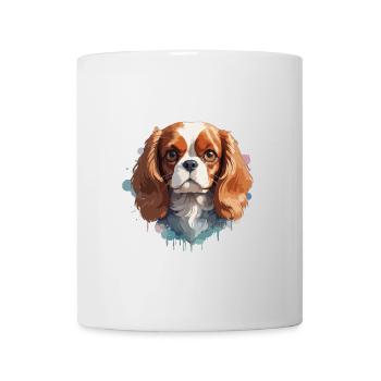 Cavalier King Charles Spaniel, Chien, Coloré - Mug blanc - blanc - Devant