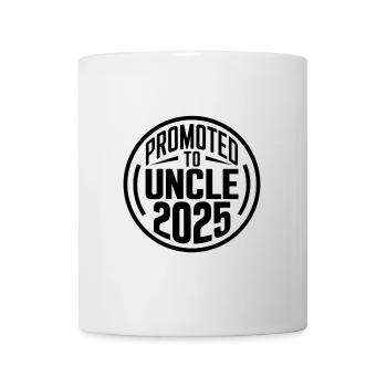 Promoted To Uncle Est. 2025 - Mug - white - Front
