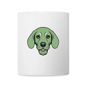 Cartoon Comic Cute Mascot Dog - Mug - white - Front