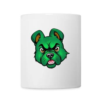 Cartoon Comic Cool Mascot Dog - Mug - white - Front