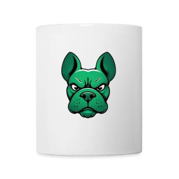 Cartoon Comic Cool Mascot Dog - Mug - white - Front