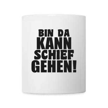 I'm there can go wrong funny humor saying - Mug - white - Front