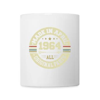 Birthday april 1964 - 61st birthday gift - Mug - white - Front