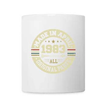 Birthday april 1983 - 42nd birthday gift - Mug - white - Front