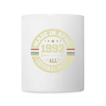 Birthday april 1992 - 33rd birthday gift - Mug - white - Front