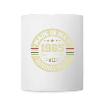 Mai 1965 Jahrestag Mai 1965 Geburtstag May 1965 - Tasse - Weiß - Vorne
