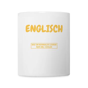 Englischlehrer Geschenk - Tasse - Weiß - Vorne