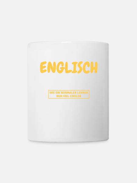 Englischlehrer Geschenk - Tasse - Weiß