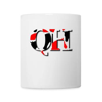 QH white red black - Mug - white - Front