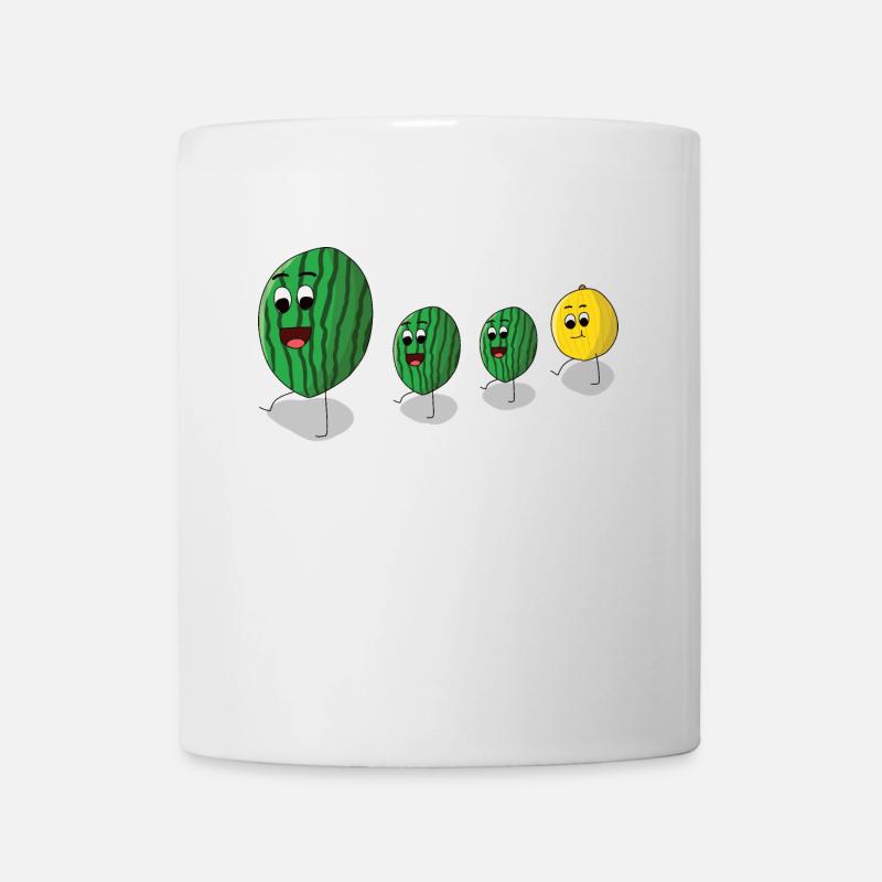 Melonen - Tasse - Weiß