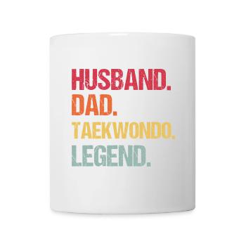 Mari Papa Taekwondo Légende - Mug blanc - blanc - Devant