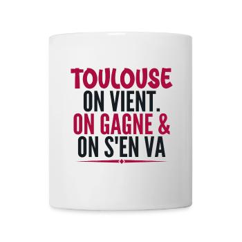 Rugby Toulouse Humour Cadeau Supporter Rugby - Mug blanc - blanc - Devant
