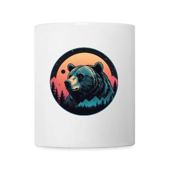 Grizzlybär Kodiakbär Braunbär Portrait - Tasse - Weiß - Vorne