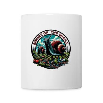 Giant snail, snail disaster, garden snail - Mug - white - Front