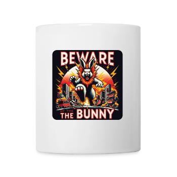 Beware of the Bunny Hasendesaster Desaster - Tasse - Weiß - Vorne