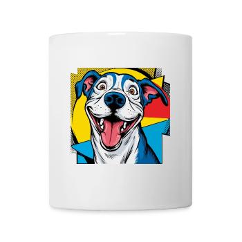 Chien Pop Art - Mug blanc - blanc - Devant