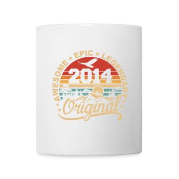 Original 2014 Retro 2014 Geburtstagsgeschenk - Tasse - Weiß - Vorne