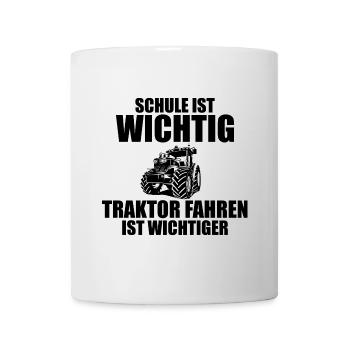 Tractor Trekker Tractor School Saying Gift - Mug - white - Front