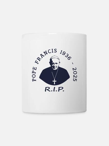 Pape François - Repose en paix - Mug blanc - blanc