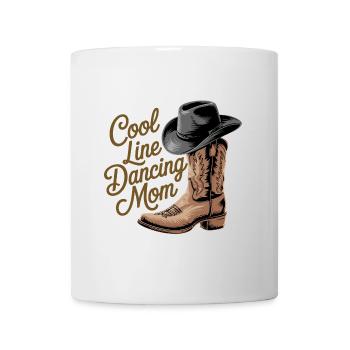 Danse en ligne cool maman femmes et danse en ligne - Mug blanc - blanc - Devant