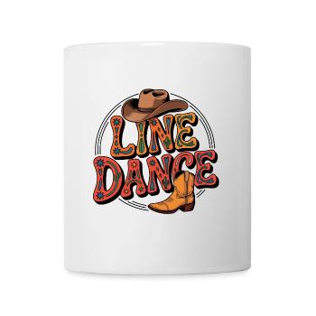 Line Dance mein Hobby - meine Passion - mein Ding - Tasse - Weiß - Vorne