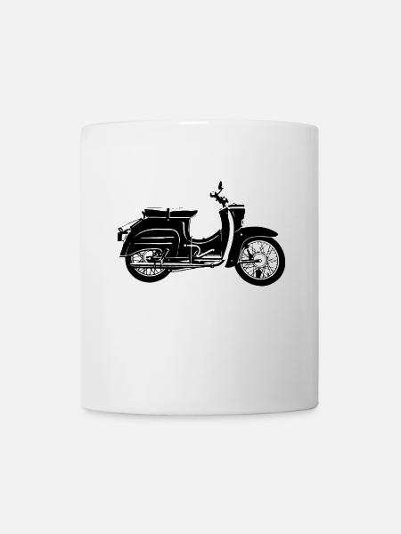 Simson Schwalbe KR51 - Tasse - Weiß