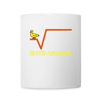 Ente Wurzel Farbig - Tasse - Weiß - Vorne