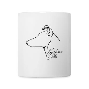 COLLIE DE CHEVEUX COURTS Profil Wilsigns Dogs Dog - Mug blanc - blanc - Devant