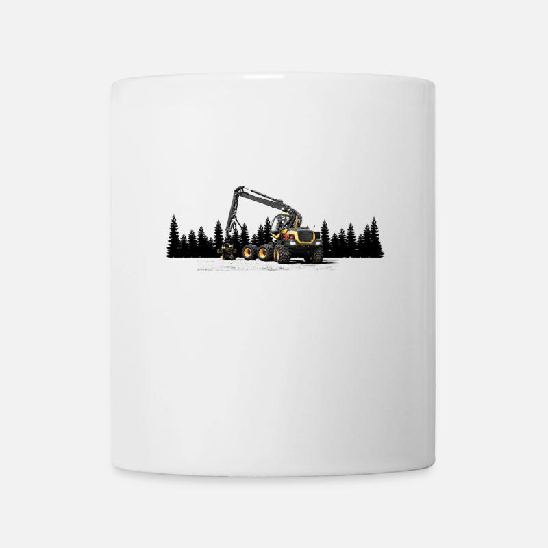 Machine forestière Hervester - Mug blanc - blanc
