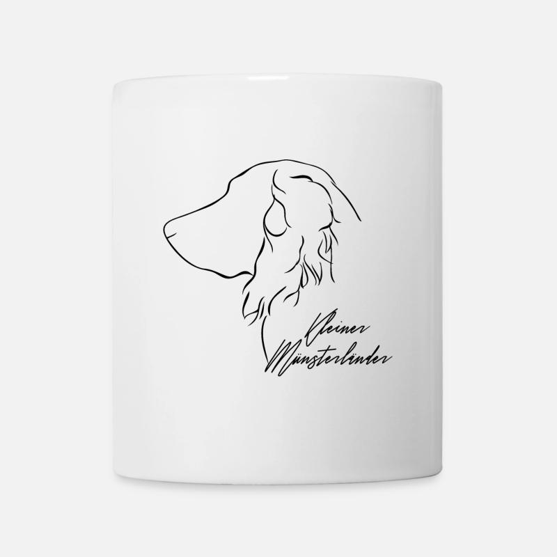 KLEINER MÜNSTERLÄNDER Profil Jagdhunde Wilsigns - Tasse - Weiß