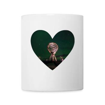 North Cape Heart - Mug - white - Front