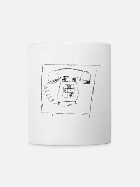 telefon for bright - Tasse - Weiß