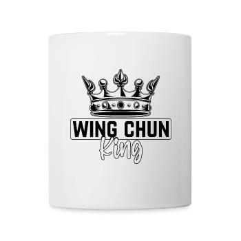 Roi du Wing Chun - Mug blanc - blanc - Devant