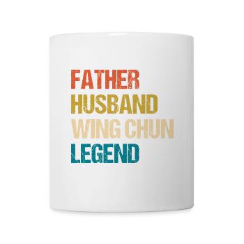 Father Husband Wing Chun Legend - Mug - white - Front