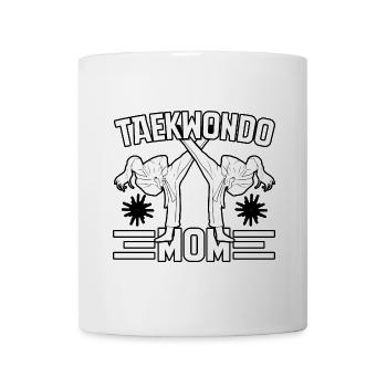 Maman Taekwondo - Mug blanc - blanc - Devant