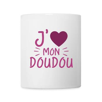 I Love My Woman Plushie Love Plushie Gift - Mug - white - Front