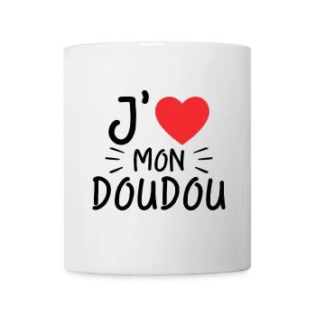 I Love My Woman Plushie Love Plushie Gift - Mug - white - Front