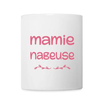 Deux Titres Mamie Nageuse | Grand-mère, Natation - Mug blanc - blanc - Devant
