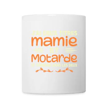 Two Granny and Biker Titles | Grandma | Motorcycle - Mug - white - Front