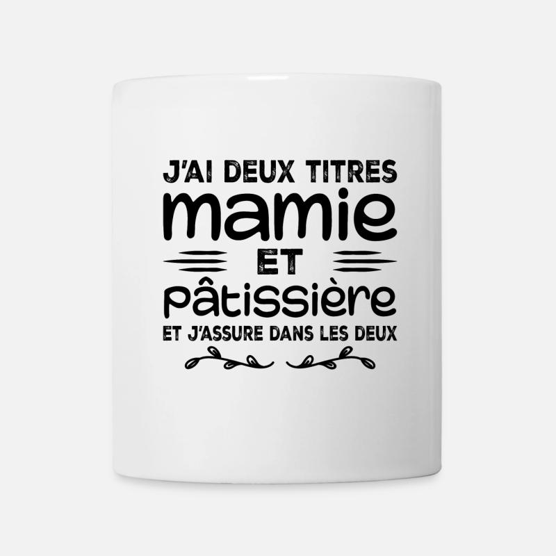 Oma und Konditor | Oma | Gebäck - Tasse - Weiß