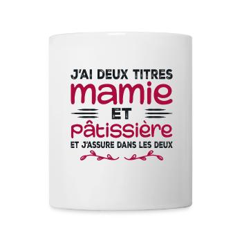 Oma und Konditor | Oma | Gebäck - Tasse - Weiß - Vorne