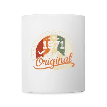 Août 1971 Cadeau Anniversaire Août 1971 Rétro 1971 - Mug blanc - blanc - Devant