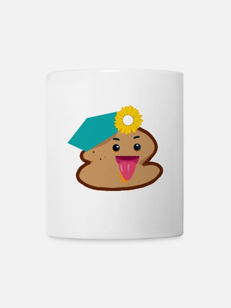 Kaka Sonnenblume Blume - Tasse - Weiß