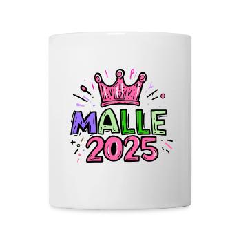 Malle 2025 Mallorca - Tasse - Weiß - Vorne
