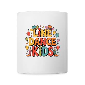 Line Dance Kids Kids Dancing Line Dance - Mug - white - Front